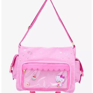 Hello Kitty Pin Collector Messenger Bag - NEW - FREE SHIPPING!
